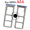 Replacement Dual Sim Tray Holder for Oppo A54 Sim Slot. 