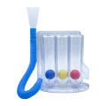 Three-ball Apparatus Vital Capacity Breathing Trainer Incentive Spirometer Lung Breathing Exerciser Rehabilitation Training.