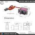 MG90S Metal Gear Micro Servo Motor 180° Degree Rotation Standard Quality.For Rc Helicopter/ Plane/ Drone/ Boat/ Car with Arduino/ESP/Raspberry Pi and DIY Electronics Project..