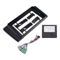 9 Inch Car Frame Fascia Adapter Android Radio Dash Fitting Panel Kit for XC70 V70 S60 2000-2004.