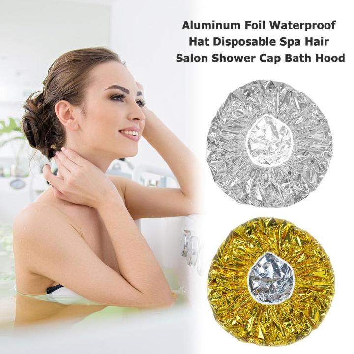 Toiletries%20Beauty%20Salon%20Shower%20Cap%20Thermal%20Insulation%20Aluminum%20Foil%20Cap%20Elastic%20Shower%20Cap%20Female%20Hair%20Salon%20Bathroom%20Hair%20Cap%20-%20Image%204