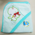 Cotton Baby Cap Towel - (wide 28" - long 32") - (Random color-1Pcs). 