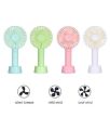 New Mini Rechargeable Usb Charging Portable Handheld 3 Gear Speed Desktop Fan F08 / Makeup Fan / Mine Fan/ Small Fan / Portable Fan - Charger Fan. 