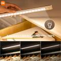 60cm Xiaomi Wireless LED Night Light Motion Sensor USB Rechargeable For Bedroom Kitchen Cabinet Lamp Remote Control Lighting.