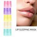 3g Lip Sleep Mask Night Sleep Maintenance Moisturizing Lips Gloss Bleach Cream Nourishing Lips Care Fruit Lip Balm. 