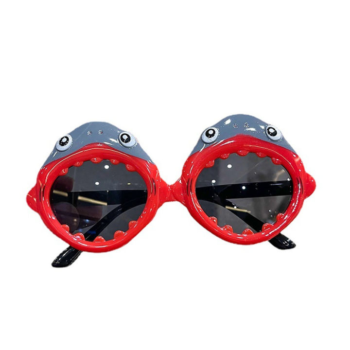 UV protective Cartoon shark sunglasses Lightweight Cute Children