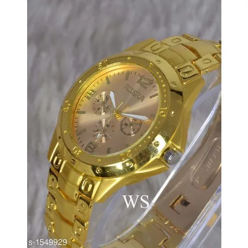 1Pcs%20Analog%20Men'S%20Luxury%20Stainless%20Steel%20Watch%20For%20Men%20Golden%20-%20Watch%20-%20Image%202