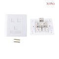 86 Type Computer Socket Panel CAT5E Network Module RJ45 Interface Outlet. 