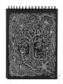 Papertree Premium Black Toned A5 Art Sketch Pad for Fast Sketching, Pencils, Pastels, Charcoal.