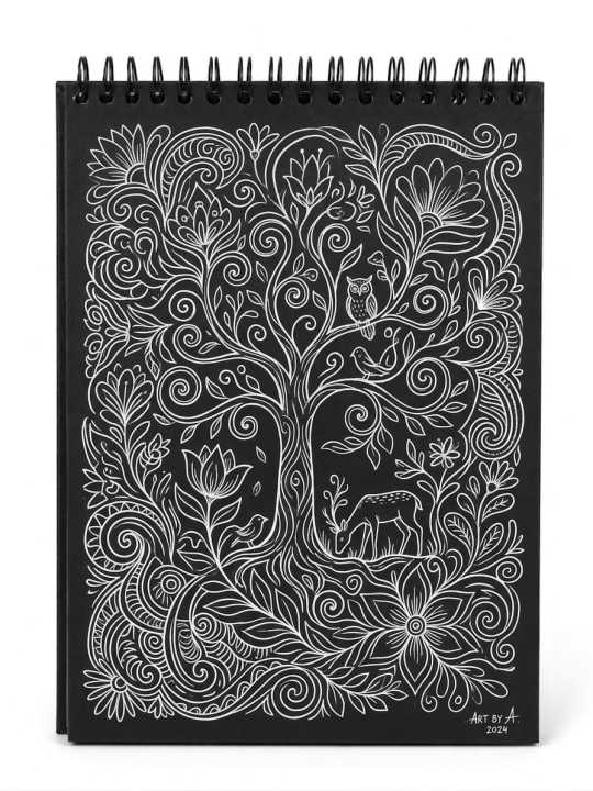 Papertree%20Premium%20Black%20Toned%20%20A5%20Art%20Sketch%20Pad%20for%20Fast%20Sketching,%20Pencils,%20Pastels,%20Charcoal%20-%20Image%203