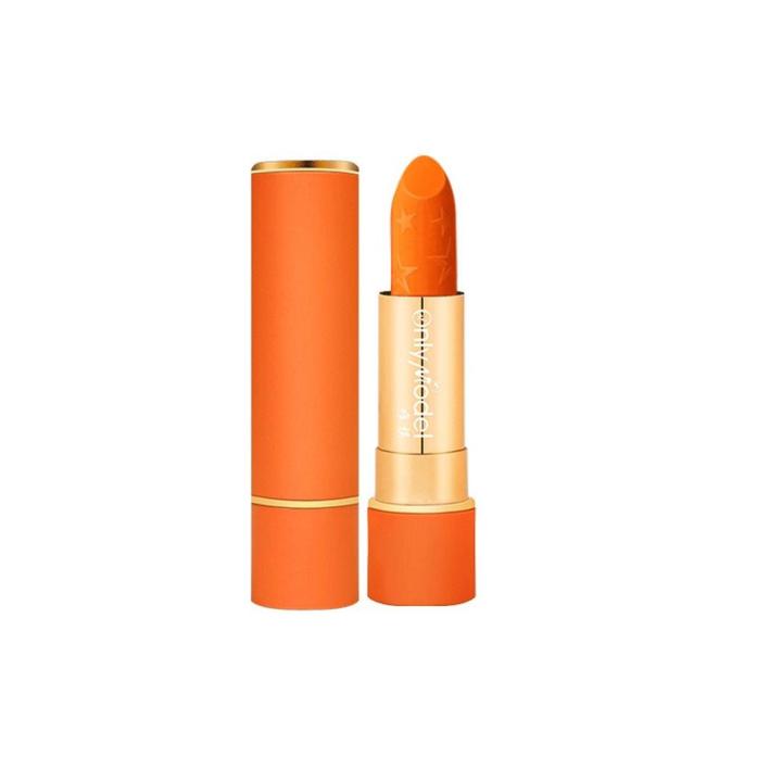 Korean%20Style%20Lipstick%20Hydrating%20Fashionable%20Long-acting%20Formula%20Moisturizing%20Bright%20Colors%20Non%20Drying%20Orange%20Lip%20Gloss%20Lipstick%20-%20Image%205
