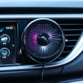 Car multi-function electric fan, car air outlet, center console, large wind mini fan, dual-purpose family car.