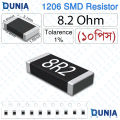 8.2 Ohm 8R2 1206 SMD Resistor 1/4W 1% Tolerance Precision Chip Resistor.