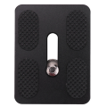 Universal Tripod Quick Release Plate, Plate for DSLR Camera Tripod Ballhead(PU-50).