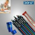 Doms Fusion X-Tra Super Dark Pencils - 10pcs With Free 1 Eraser 1 Sharpner and 1.