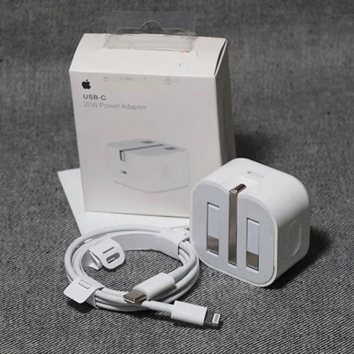 For Iphone 20 watt Usb.C Power Adapter For 13/12/11/X .Three Pin - Charger