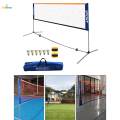 Badminton Pickleball Net Set Multifunctional 6 Badminton for Soccer Indoor 6.1m Width.