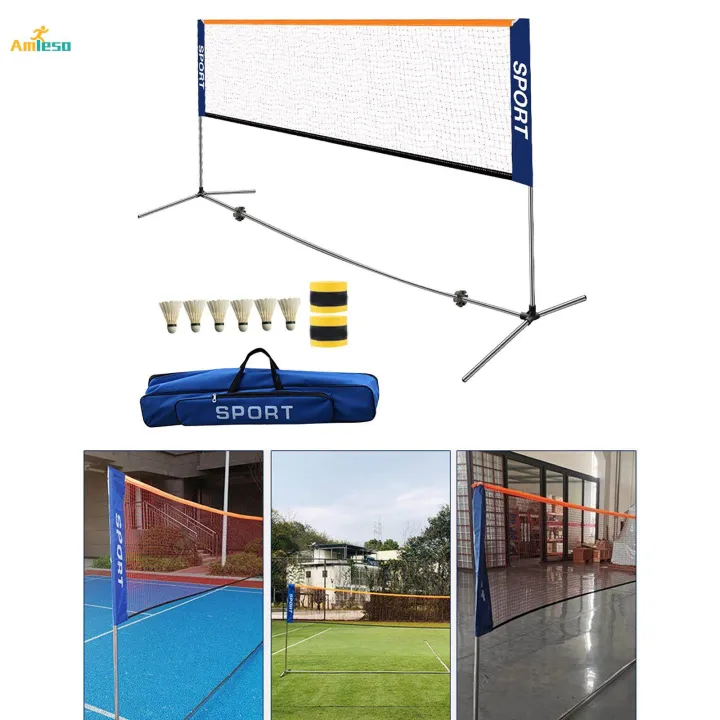 Badminton%20Pickleball%20Net%20Set%20Multifunctional%206%20Badminton%20for%20Soccer%20Indoor%206.1m%20Width%20-%20Image%204