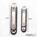 TOGEWITHU Nail Clippers, Anti-splash Fingernail Toenail Cutter Manicure Tools Detachable Nail Trimmer with Nail File.