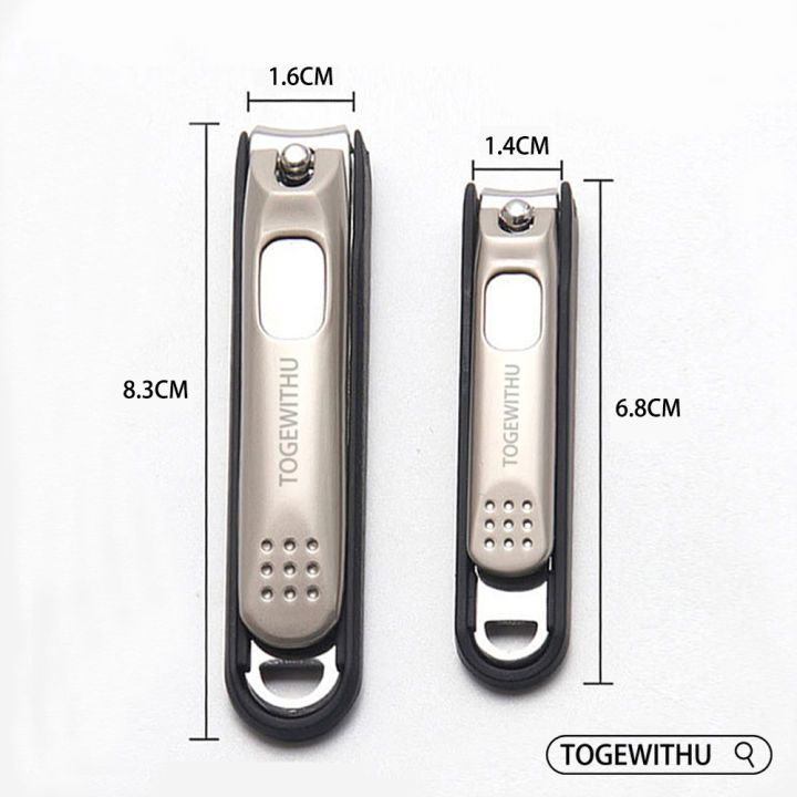TOGEWITHU%20Nail%20Clippers,%20Anti-splash%20Fingernail%20Toenail%20Cutter%20Manicure%20Tools%20Detachable%20Nail%20Trimmer%20with%20Nail%20File%20-%20Image%203