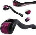 Derma Roller 0.5 mm Professional Titanium Microneedle Derma Roller Hair Regrowth Acne Scars Anti-aging Skin Therapy Dermatology System - 5MMDR. 