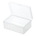 Plastic Box Rectangular Plastic Transparent With Lid Storage Box Collection. 