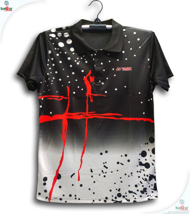 Yonex Short Sleeve Collar Polo Jersey For Men - Polo T Shirt For Men - Jersey