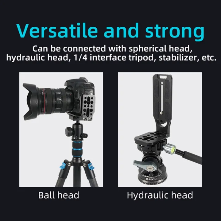 Foldable%20Universal%20Camera%20L%20Bracket%20Release%20L%20Plate%20Quick%20Release%20Plate%201/4%20in%20Screw%20Compatible%20for%20-%20Image%204