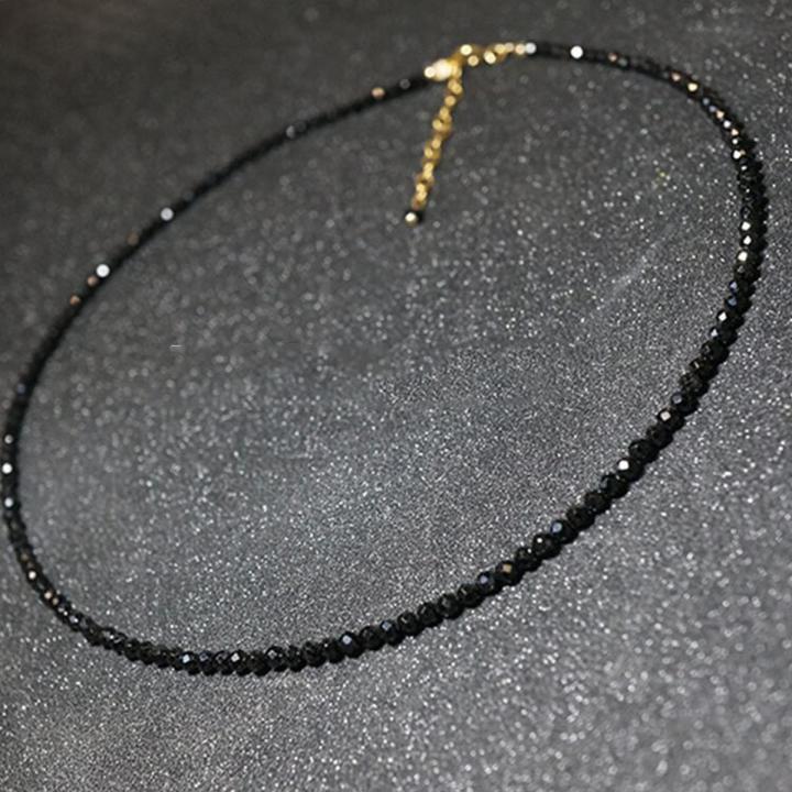 Simple Black Beads Short Necklace Female 2022 Fashion Jewelry Women Choker Necklaces Bijoux Femme Ladies Party Necklace