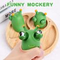 5/1 Eye-Popping Toy Pinch Toys Squeezing Vegetable Worm Eye-Popping Doll Decompression Toy.