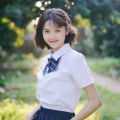 jkBusiness Attire College Style Graduation Summer High School Student Sports Shirt Singing Performance Pleated Skirt School Uniform Suit.