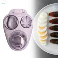 Egg Slicer Sectioner Egg for Hard Boiled Eggs Flower Shape Portable Fruit Vegetable Slicer Tool Kitchen Tool Egg Cutter for Strawberry. 