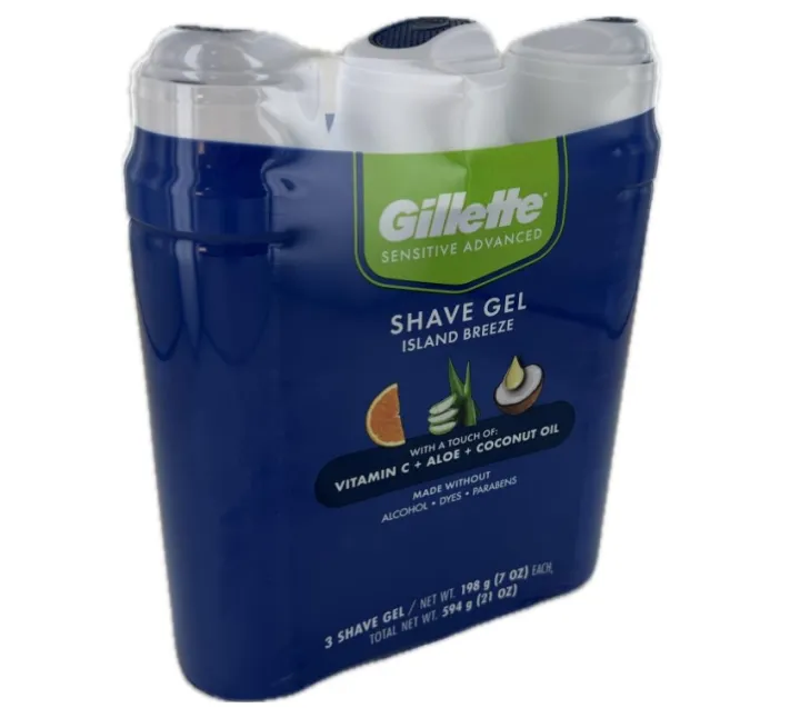 Gillette%20Sensitive%20Plus%20Island%20Breeze%20Alcohol%20Free%20Dye%20Free%20Parabens%20Free%20With%20Aloe%20&%20Vitamin%20C%20(3%20Pack)%20-%20Image%203