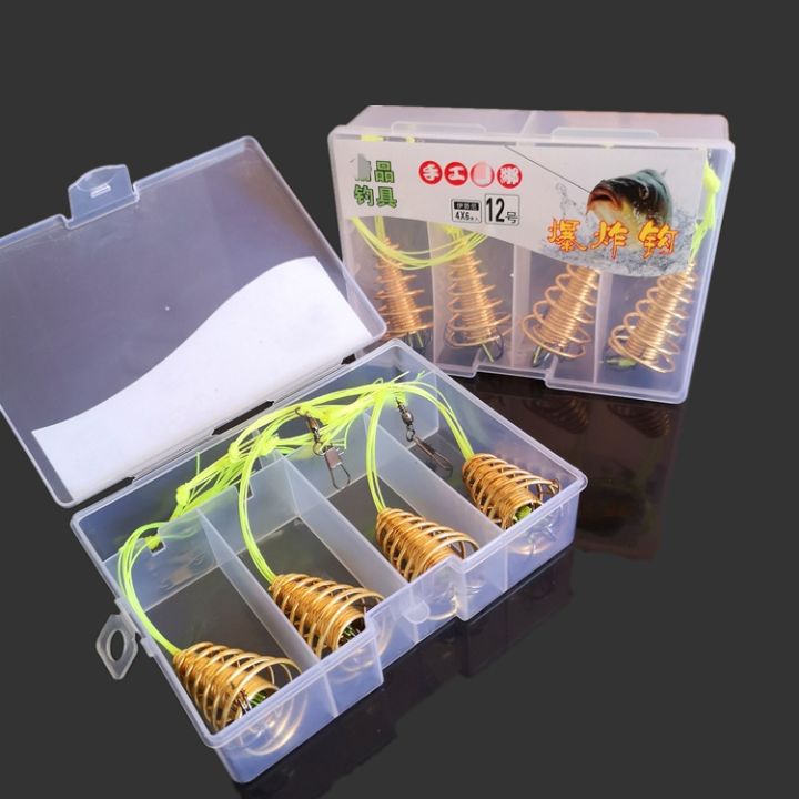 Anti%20Hanging%20Spring,%20Spring%20Feeder%20Fishing%20Bait%20Cage%20for%20Carp%20Fishing%20With%20Expensive%20Fishing%20Hook%20and%20Flexible%20Rotating%20Connectior%20(1Box=4Pieces)%20-%20Image%206