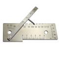 Universal Stainless Steel 45 Degree Measuring Tools for Welding Gauge Weld Seam Gage Multi Function Welder Template. 