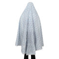 100% cotton modana fabric namaj hijab with niqab for muslim womens white color. 
