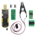 SOP8 SOIC8 Test Clip for EEPROM 25CXX / 24CXX with CH341A 24 25 Series EEPROM Flash Bios USB Programmer. 