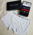 1 piece High quality premium White cotton Black boxer underwear for men- underpant- Boxer. 