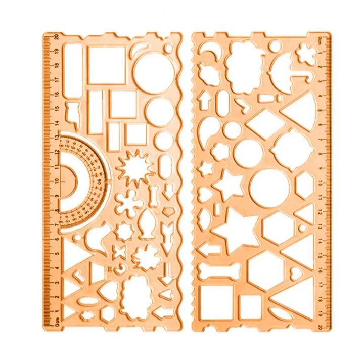 2Pcs%20Plastic%20Ruler%20Clear%20Scale%20Mini%20Study%20Multi%20Shaped%20Clear%20Hollow-out%20Drawing%20Ruler%20Drawing%20Ruler%20for%20Home%20-%20Image%207
