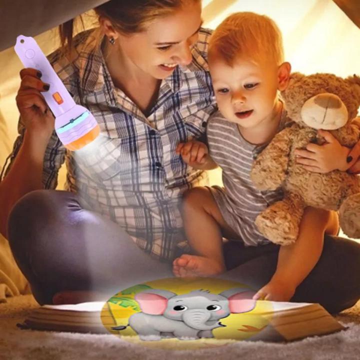 Flashlight Projector For Kids Slide Projector Toy Educational Learning Child by Dhaka shopping zone
