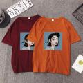 Korean Fashion Short-Sleeved Female Xia Han Edition Student Ulzzang Tide Brand Women's Loose Retro Port Taste Women's T-Shirt Girl. 