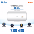 Haier 40 Liters Water Heater/Geyser (Horizontal) (ES40H-CK3(BD)). 