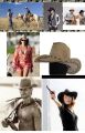 2023 Cowboy hat spring summer men's hat sunshade riding outdoor solid color fashion Cowboy hat big brim hat. 