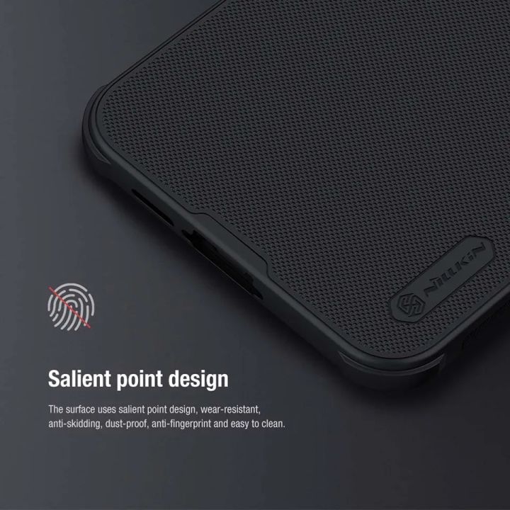 Nillkin%20(%20For%20Samsung%20A55%205G%20)%20Super%20Frosted%20Shield%20Pro%20Soft%20TPU%20Frame%20Hard%20PC%20Shell%20Shockproof%20Cover%20For%20Samsung%20Galaxy%20A55%205G%20Case%20-%20Black%20-%20Image%205