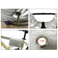LI Bike Cover 190T Outdoor Waterproof Bicycle Covers With Lock Holes Reflective Strips For Mountain Road Bikes.