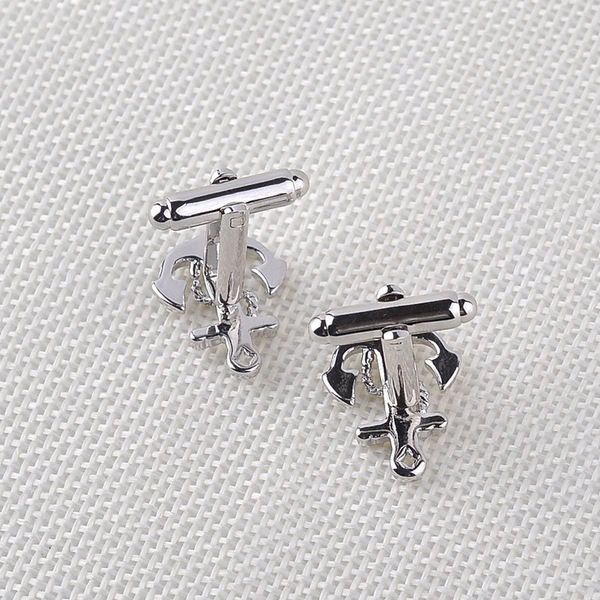 Men's%20Anchor%20Shape%20Navy%20French%20Shirt%20Cufflinks%20Pair%20-%20Image%204