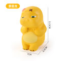 Officially Authorized Moccachu Small Milk Blocks Dragon Doll Head Tilt Squeezing Toy Decompression Fun Squishy Toys Trendy Play.