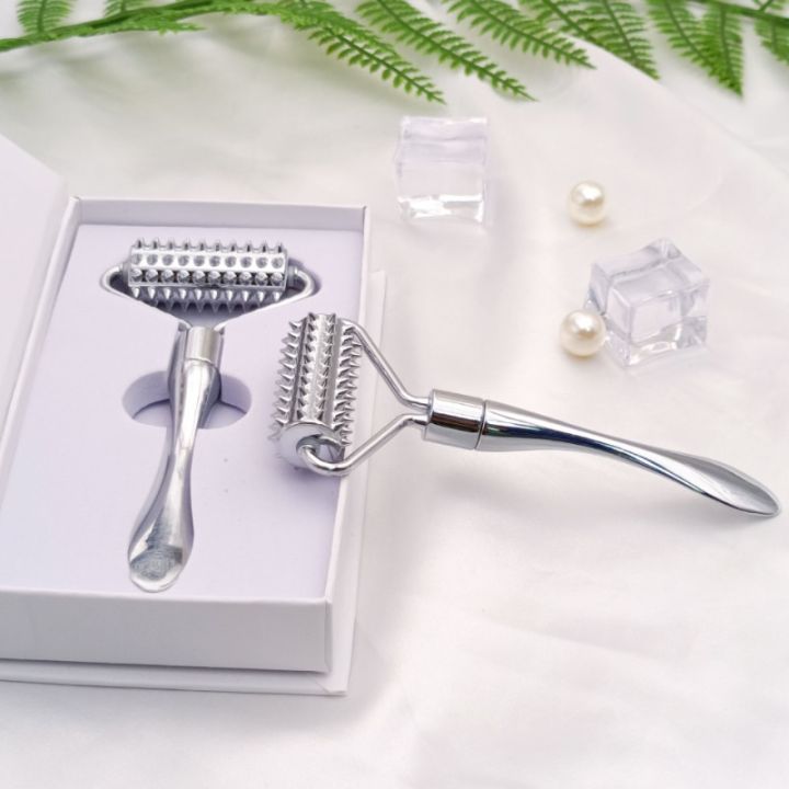 Stainless%20steel%20pointed%20roller%20spatula%20massage%20ball%20stone%20face%20roller%20massager%20to%20improve%20neck%20facial%20beauty%20skin%20care%20tool%20-%20Image%202