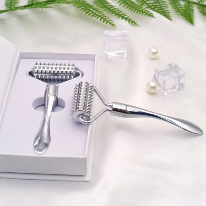 Stainless%20steel%20pointed%20roller%20spatula%20massage%20ball%20stone%20face%20roller%20massager%20to%20improve%20neck%20facial%20beauty%20skin%20care%20tool%20-%20Image%202