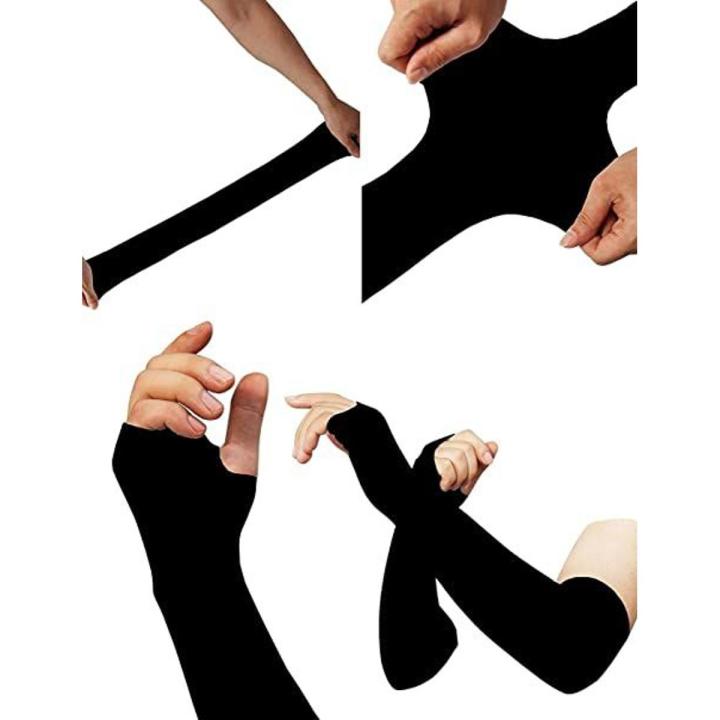 1 Pair Cooling Sleeves Arm Cover UV Sun Protection